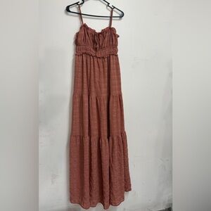 Babydoll milkmaid style maxi dress spaghetti strap maxi dress summer romantic